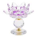 Lotus Tealight Holder Base Candle Holder Candlestick Fengshui Decor Purple