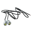 2 1.5W LED High Power Eagle Eye Rear Back Up Reverse Tail White Light Lamp M5M9
