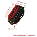 Double Coil Humbucker Electric Guitar Neck Bridge Pickup Red And Black