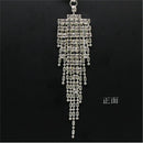 Hot New Crystal Tassel Dangle Navel Belly Button Ring Bar Body Piercing Jewelry
