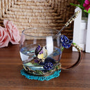 Beauty And Novelty Enamel Coffee Cup Mug Flower Tea Glass Cups For Hot And  V8F7