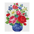 Stamped Cross Stitch Kits Includes 11 Count Pre-printed Cloth Thread Needle -