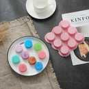 9 Cavities Cylindrical Mold Handmade Soap Silicone Mold DIY Cake Chocolate Cr Gw