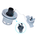 Plastic Air Pump Hose Inflatable Boat Kayak Canoe Valve Adapter Black