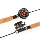 Winter Super Short Retractable Ice Fishing Rod Telescopic Mini Ice Fishing  V8A5
