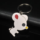 Fashion Mouse Key Chain Animal Bag Keyring Car Accessories Keyring Pendant Gif_