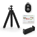 Universal Flexible Tripod Phone Camera Stand Holder with Bluetooth Remote