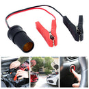 Car Socket Battery Jump Starter Crocodile Clip Plug Conncetor Cable Clamp
