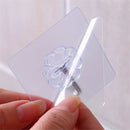 6x Stainless Steel Paste Hook Suction Cup Glass Hooks Rails Hanging Sucker Hot!