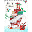 5D DIY Special Shaped Diamond Painting Sled Cross Stitch Mosaic Kits Decor