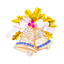 New Crystal Rhinestone Enamel Brooch Pin Wedding Party Christmas Gift Jewel