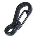 10PCS Mini Carabiner Clip Snap Spring Clasp Hook Keyring Camping - TEUS