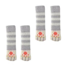 12Pcs High Elastic Cat Paws Design Furniture Feet Caps Cover/Chair Leg Socks