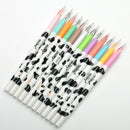 Wholesale 12pcs/lot Colorful Milky Cow Gel Pen Cute Pens Student Kids Best Gifts