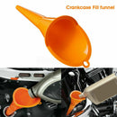 Crankcase Fill Funnel Primary Oil Fill Drip-Free Oil Funnel New For Motorcy N6M7