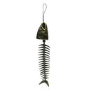 Fishbone Wind Chime Nautical Home Garden Decor Solid Iron Construction