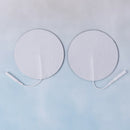 6Pcs electrode patches round massager physiotherapy self adhesive patch 8cm - 3C