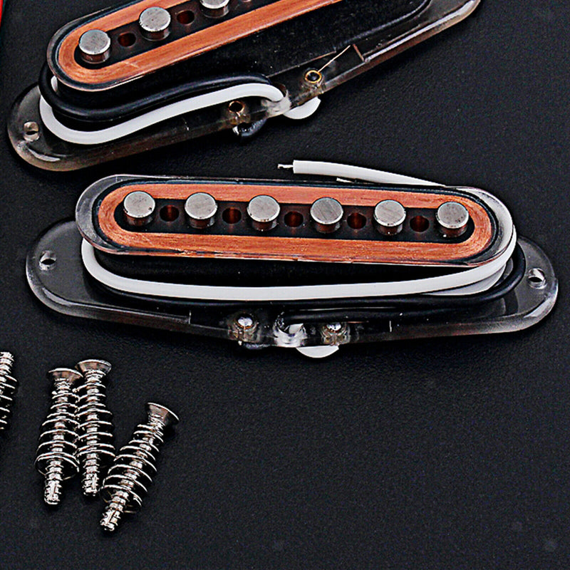 3pcs Electric Guitar Single Coil Pickup Set Middle/ Neck/ Bridge Alnico V for ST