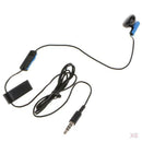 Set of 6 Portable Mono Earphone with Mic Length Single Earplug for Sony PS4