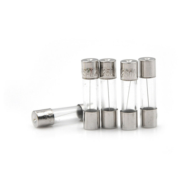 100Pcs/Box 5*20mm 5A 250V Fuses 5 Amp Glass Tube Fast-Blow Fuse S Nw