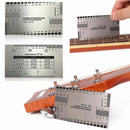 1PC String Action Gauge Ruler Guide Setup Measuring For Guitar Luthier Tools