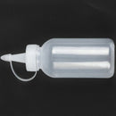 Sewing machine oil bottle made of clear, white plastic 100ml spray nozzle