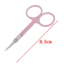 1Pc stainless steel makeup eyebrow hair nose hair eyelash scissors cutter tooME