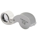 40X Portable Folding Magnifier Loupe Glass Jewelry Coins Stamps AntiquesSEAU