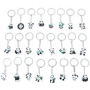 2Pcs Panda Keychain Keyring Bag Phone Hanging Pendant Key Ring Chain Gift p+