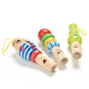 Animal Whistle Music Enlightenment Baby Children Educational Wood Kids Toys BX