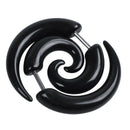 Jewelry Men's Earrings, Horn Claw Earrings, Acrylic Stainless Steel, Black
