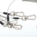 5x Kayak Canoe Secure Fishing Rod Lanyard Holder Paddle Leash Clip Hook