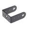 1Pcs New Black Long U-Shaped Bracket Steering Gear Bracket Robot PTZ Good  JR