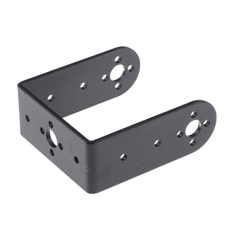 1Pcs New Black Long U-Shaped Bracket Steering Gear Bracket Robot PTZ Good  JR