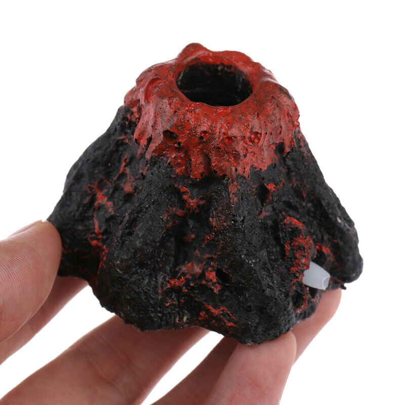 Volcano Shape Aquarium fish tank oxygen pump bubble stone pump tank decorat BX