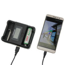 Mini Powerful Intelligent 2 Slot LCD 3.7V Battery Charger 18650 26650 Battery