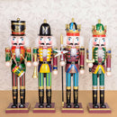 30cm Traditional Wooden Nutcracker Dressed in Uniform