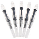 5pcs Fountain Pen Small Black Ink Caliber 2.6 mm Converter pump Cartrid Ew