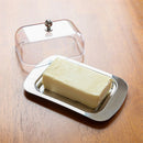 Stainless Steel Butter Dish Food Serving Tray Hotel Buffet Fruits Storage A