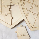Double Heart Shaped Puzzle Jigsaw Guest Book Wedding Supplies Home Decor