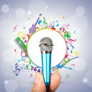 Mini Condenser Microphone with 3.5mm Plug Mobile Phone and Mic Stand A