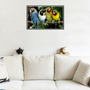 Diy Diamond Painting Parrot Animal Full Drill Rhinestone Cross Stitch Kits  U5K8