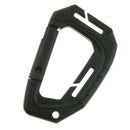 Heavy Duty Plastic Carabiner Clip Snap Hook Spring Loaded Carabina  Green