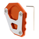 Waterproof Side Kick Stand Sidestand enlarger Kickstand Support Plate Orange