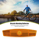 Bicycle Warning Reflector MTB Road Bike Wheel Rim Spoke Reflector (Yellow)
