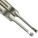 2 pcs U V Shaped Stitching Groover Skiving Edge Beveler Leathercraft Leathe N8Q9
