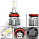 2Pcs 6000K Csp Car Led Headlight Bulb 50W 6400Lm Car Shape 9012 T4N9