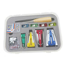 Bias Tape Maker Set 6MM 12MM 18MM 25MM Sewing Quilting Tools 56Pcs/Set