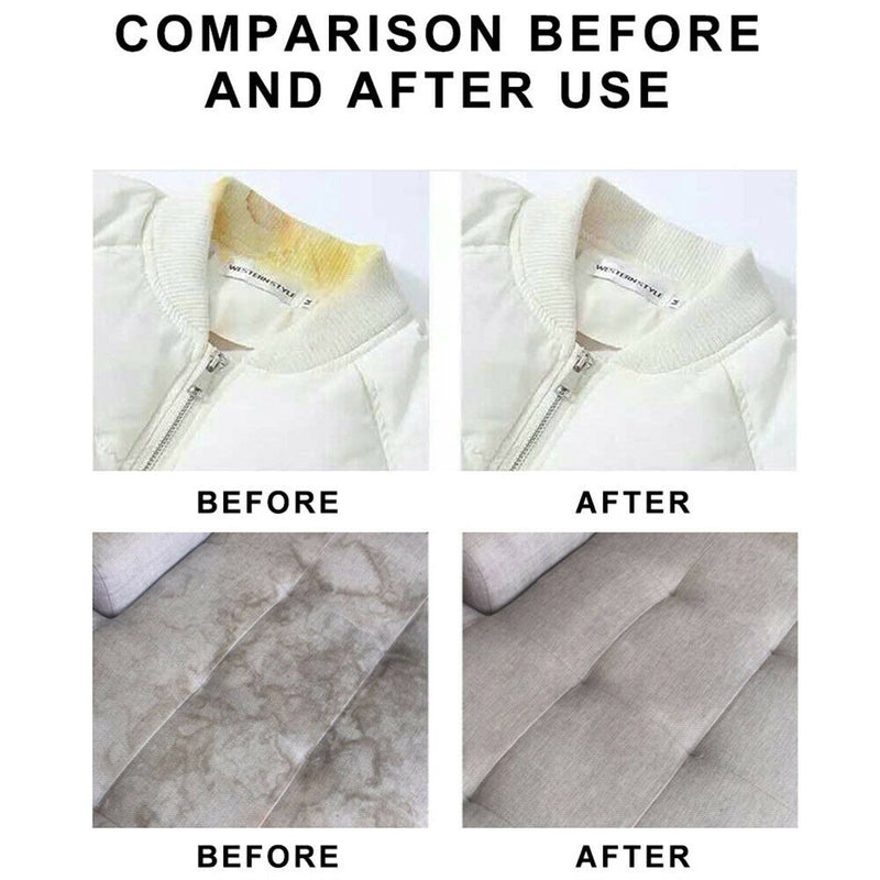 30ml Clothing Foam Travel Anti Dust Dry Cleaning Agent Stain Remove Wash Free