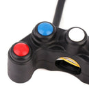 Universal 5 button Array Motorcycle Switches Race Bikes Motocross 22mm Hand P2H4